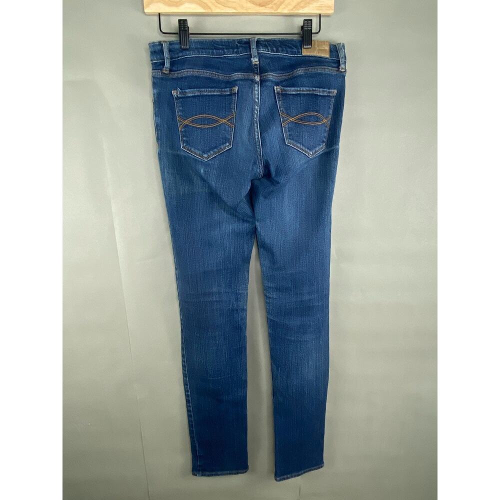 Abercrombie & Fitch Womens Skinny Jeans Size 6L 31x35 5 Blue Perfect Stretch - Picture 9 of 12